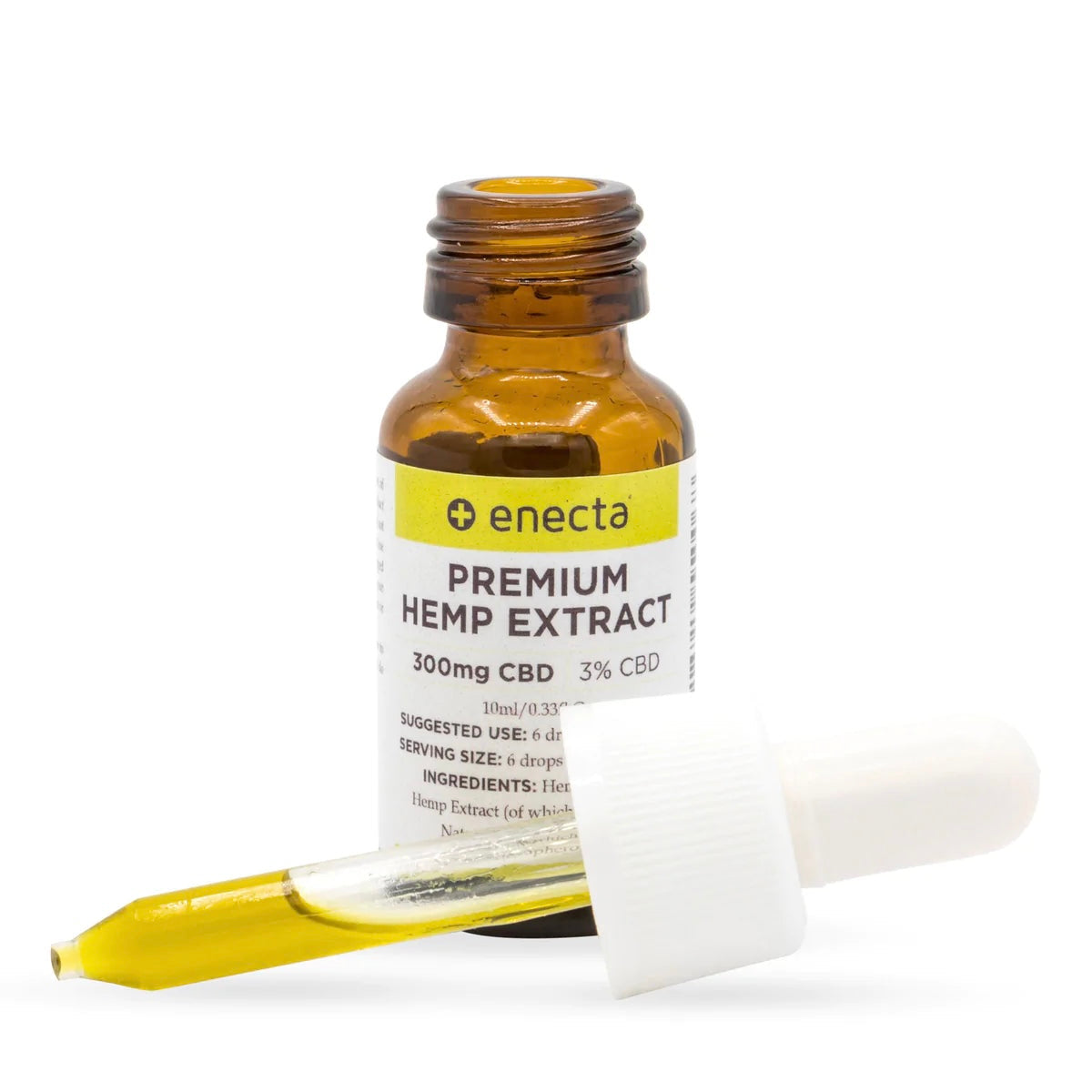 Enecta Premium Hemp Extract 3% Olio di CBD 300mg antinfiammatorio, antidolorifico e miorilassante - 10ml - clorophilla-shop
