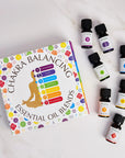 Aromafume 7 CHAKRA Miscele di Oli Essenziali Naturali - Set Oli per Aprire e Riequilibrare i Chakra - 7x10ml - clorophilla-shop