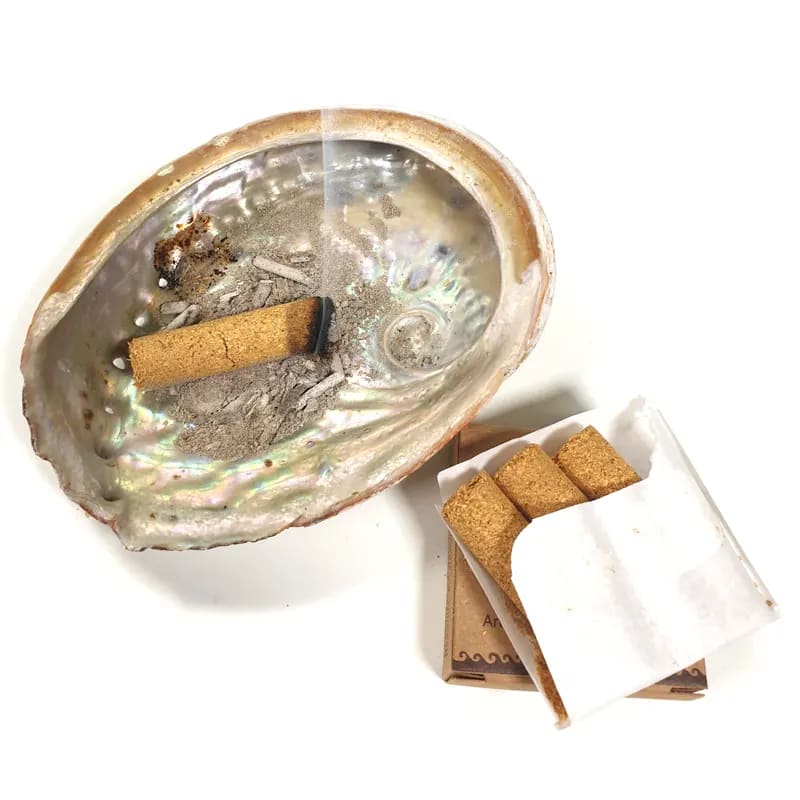 Wanchako Incense Palo Holy + 7 Herbs 100% Natural Made in Peru - Purifying and relaxing - Pack of 4 sticks