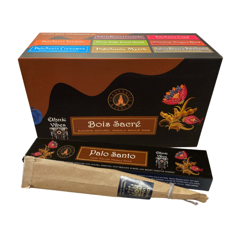 Ethnic Vibes Palo Santo Incenso in bastoncini - Stick 15g - clorophilla-shop