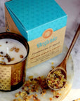 Organic Goodness Frankense & Myrrh - soy wax candle with franchise fragments and myrrh - Smudge Scented Candle 200g