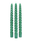 Candela a spirale Verde da Tavola - Non profumata - clorophilla-shop