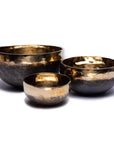Campana Tibetana Ishana Nero/Oro 12,5cm 475-525g - clorophilla-shop
