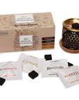 Aromafume "Spiritual Awareness" Kit Bruciaincenso + 12 Mattoncini di Incenso - Niente Fumo e Cenere - clorophilla-shop