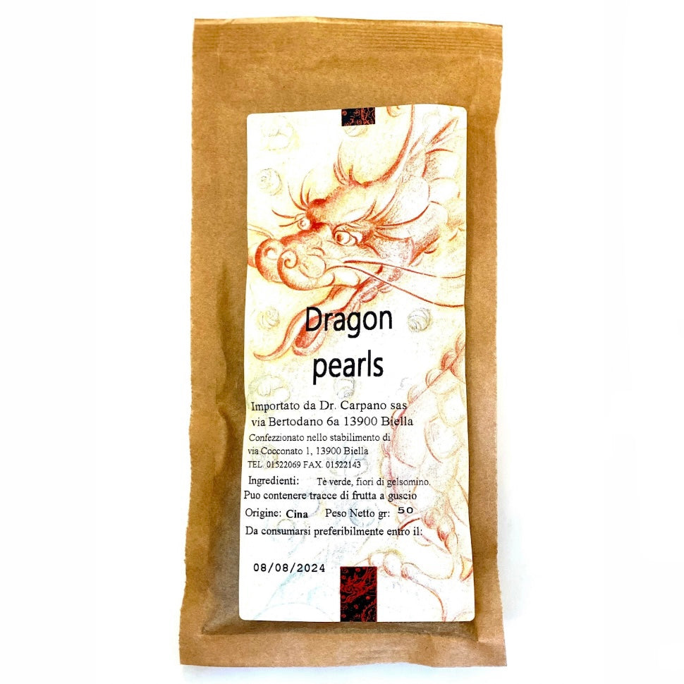 Green tea Jasmin Dragon Pearls 100% organic organic China - 50g