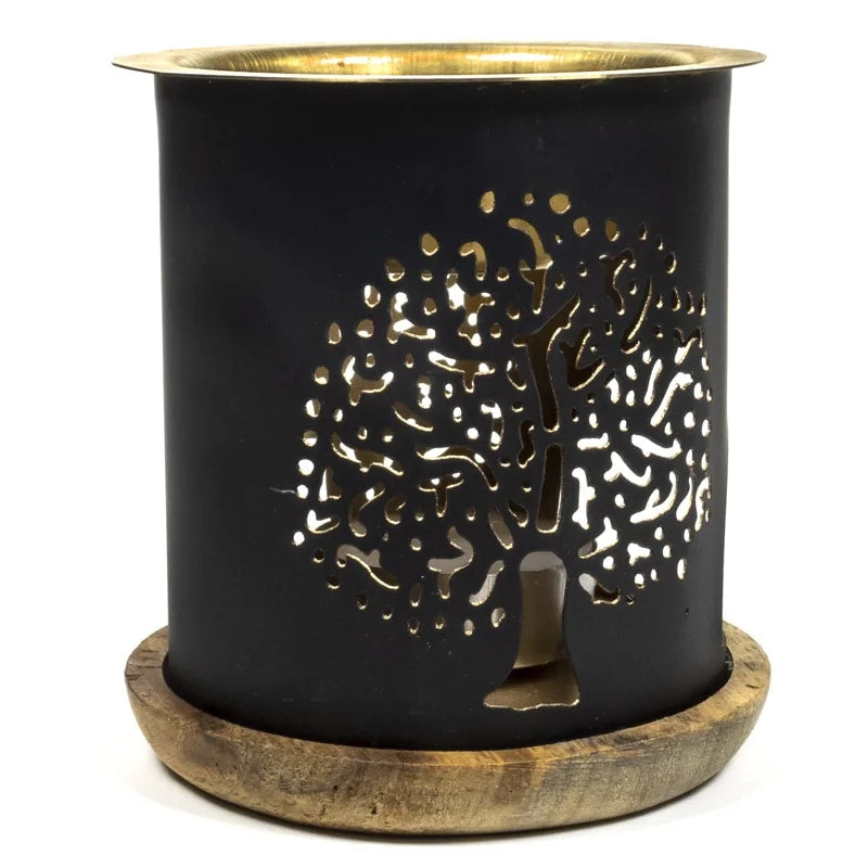Aromafume Oil Burner Tree of Life - Bruciatore Oli Essenziali e Oli Aromatici con Albero della Vita - clorophilla-shop