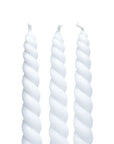Candela a spirale Bianca da Tavola - Non profumata - clorophilla-shop