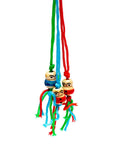Bambolina Portafortuna in Legno da appendere - Colore casuale - clorophilla-shop