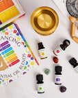 Aromafume 7 CHAKRA Miscele di Oli Essenziali Naturali - Set Oli per Aprire e Riequilibrare i Chakra - 7x10ml - clorophilla-shop