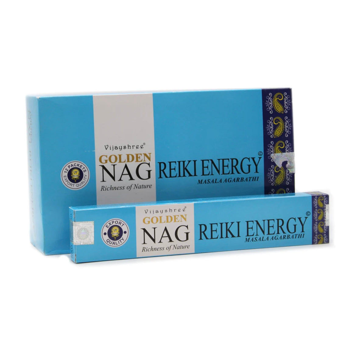 Vijayshree Golden Nag Reiki Energy Incense in sticks - Stick 15g