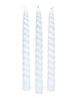 Candela a spirale Bianca da Tavola - Non profumata - clorophilla-shop