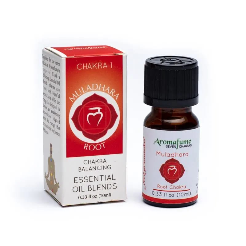 Aromafume Muladhara 1 Chakra Radice - Miscela di olio essenziale per la diffusione daroma 10ml - STABILITÀ E POSITIVITÀ - clorophilla-shop
