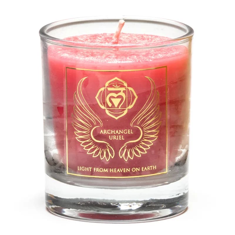 Candele Votive in Vetro ARCANGELO Profumate con Oli Essenziali in Confezione Regalo - Diverse Varianti - clorophilla-shop