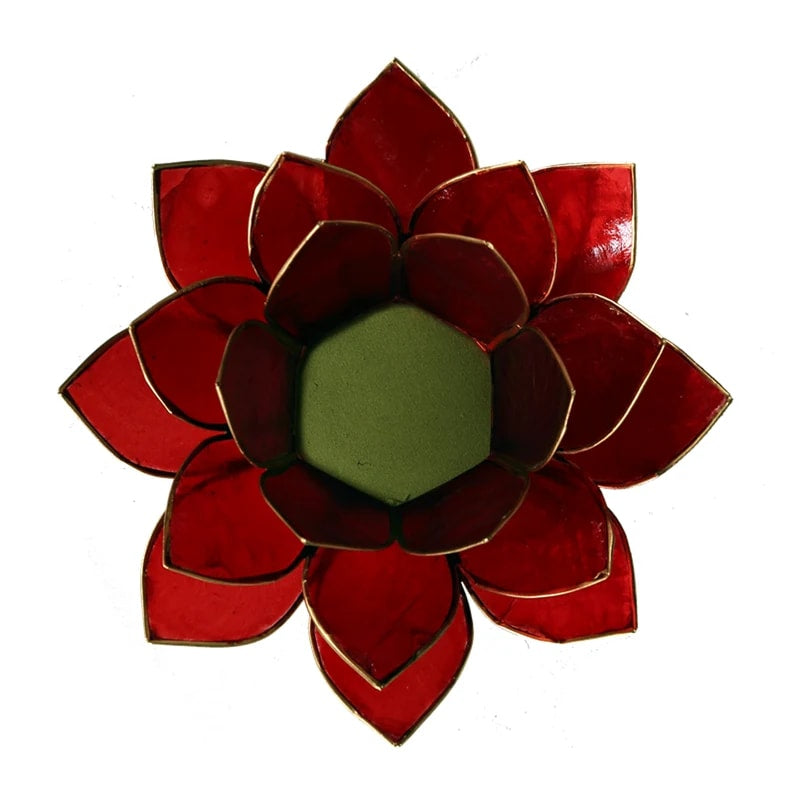 Lotus atmosphere lighting in Conchiglia Lapiz 1 chakra - Red Portalumino