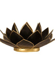 Lotus atmosphere lighting in Conchiglia Lapiz - Black Portalumino