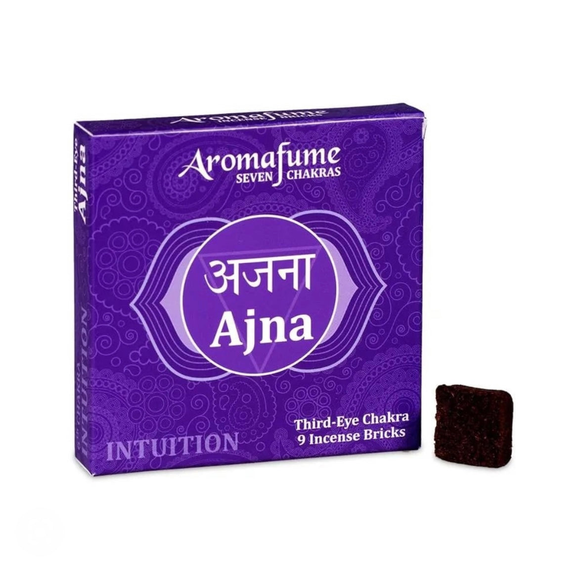 Aromafume Ajna 6 Chakra del Terzo Occhio - Mattoncini Incenso 7 Chakra - 9 bricks - clorophilla-shop