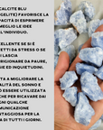 Calcite Blu Grezza Origine Messico - Pietra da 4-6cm - clorophilla-shop