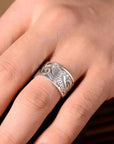 Anello Design con Carpa - Regolabile - clorophilla-shop