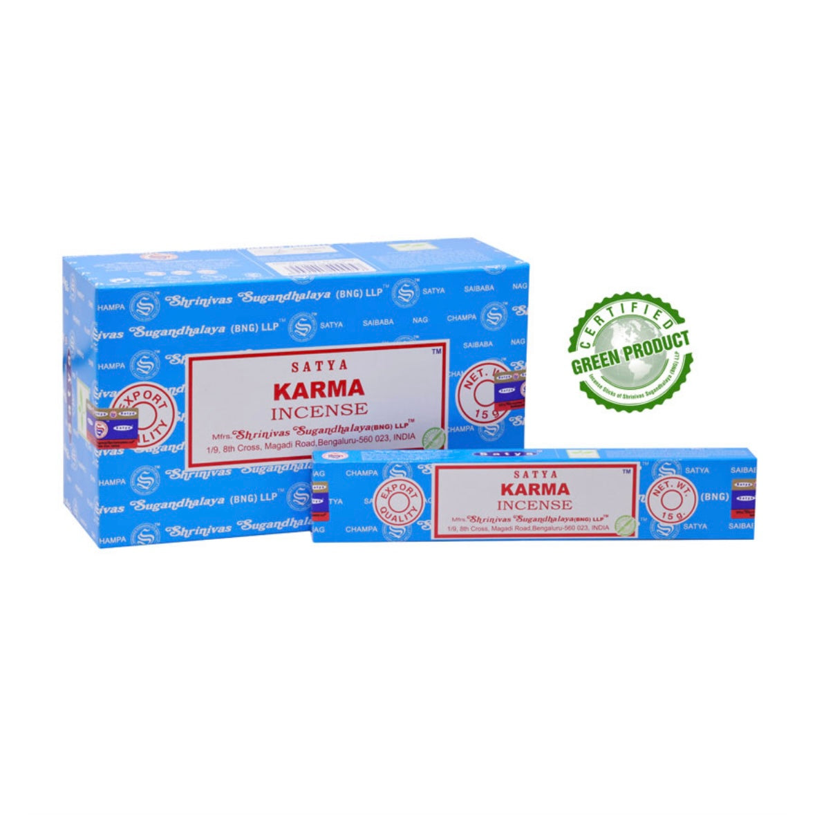 Satya Karma incense in 100% natural sticks - Stick 15g
