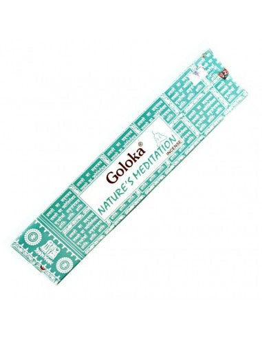Goloka Nature's Meditation Incenso in bastoncini - Meditazione - Stick 15g - clorophilla-shop