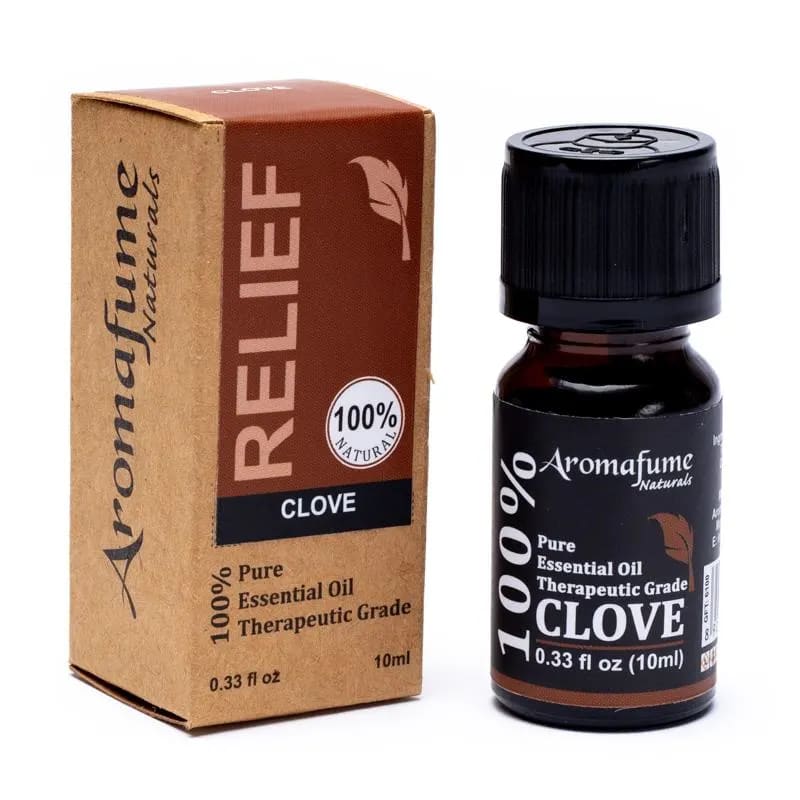 Aromafume RELIEF Olio Essenziale Clove 100% Naturale non Diluito - Chiodi di Garofano - 10ml - clorophilla-shop
