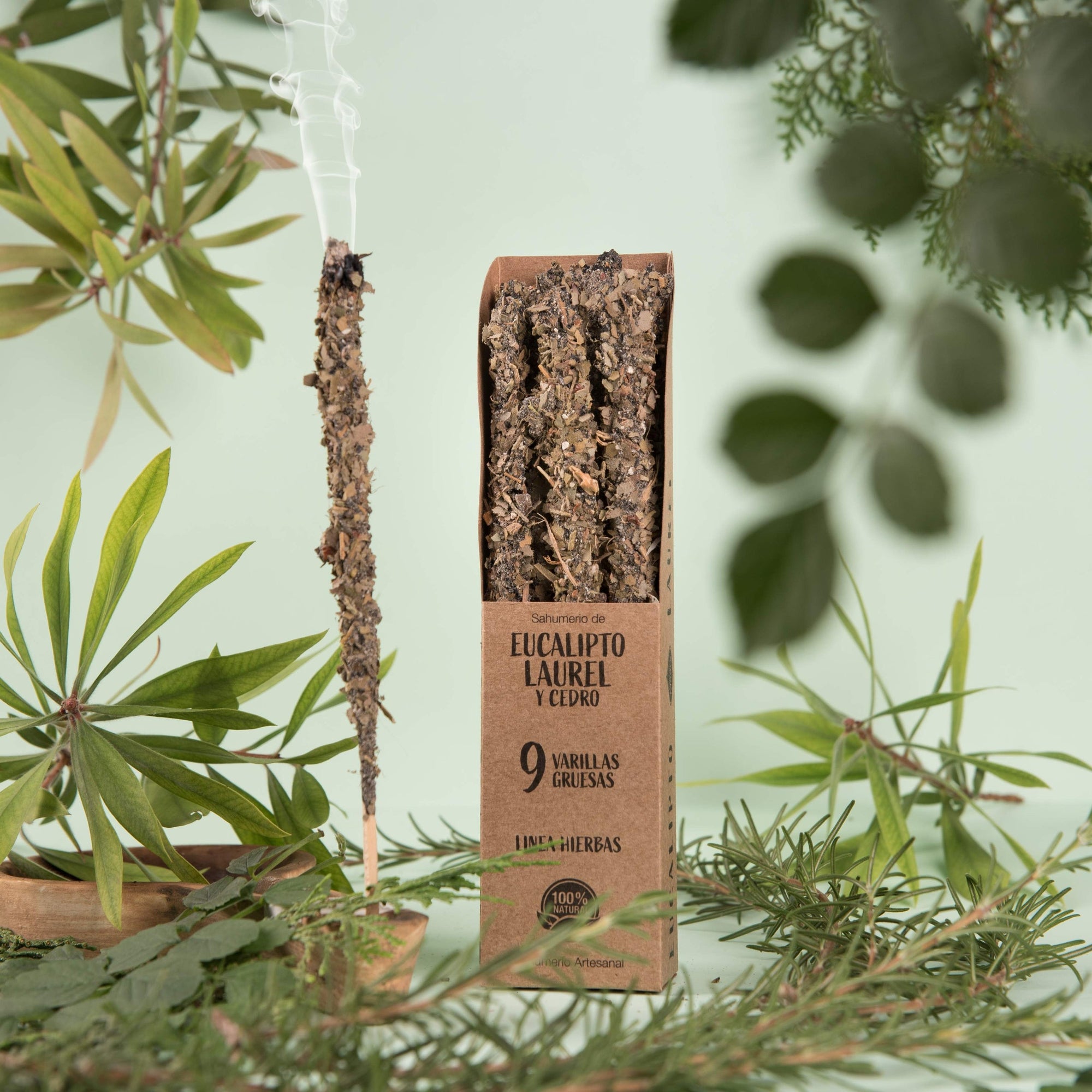 Sagrada Mother Eucalyptus botanist incense in sticks - eucalyptus, cedar and laurel