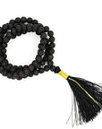 Mala Tibetana in Pietra Lavica con Nappa - CORAGGIO E POTERE DI REALIZZAZIONE