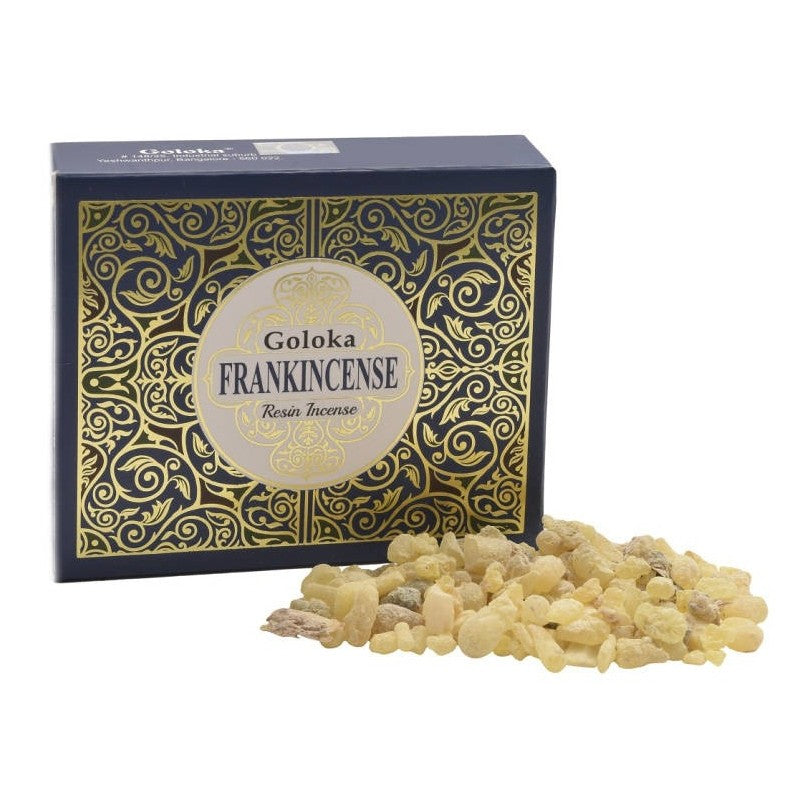 Goloka Frankincense Incenso in Grani 100% Naturale in Resina Franchincenso - 50g - clorophilla-shop