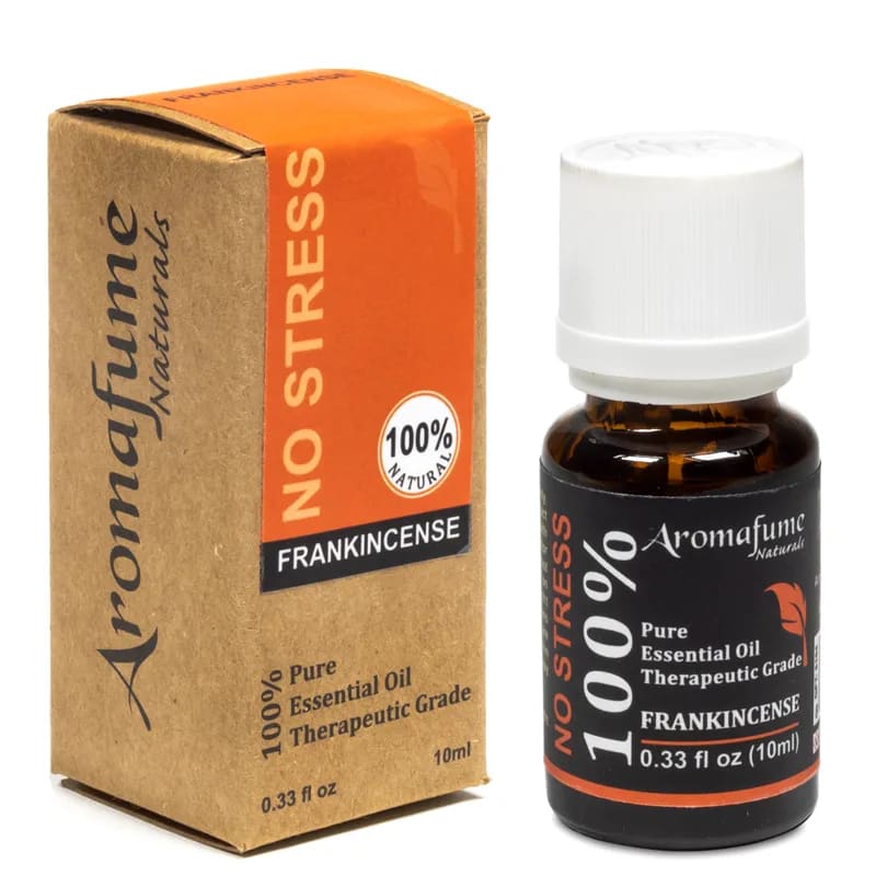 Aromafume NO STRESS Olio Essenziale Frankincense 100% Naturale non Diluito - Franchincenso - 10ml - clorophilla-shop