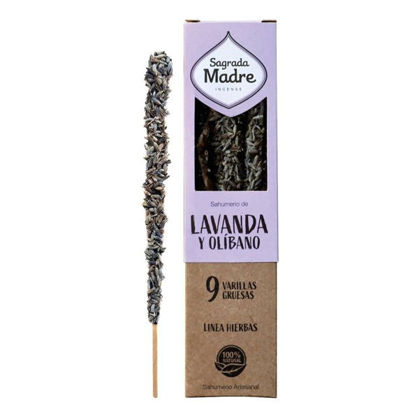 Sagrada Mother Botanical Incense in sticks - Lavender and Olibano