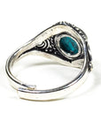 Anello con Turchese in ottone - Regolabile - clorophilla-shop