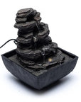 Fontana d'acqua Zen Roccia - Luce LED integrata - clorophilla-shop
