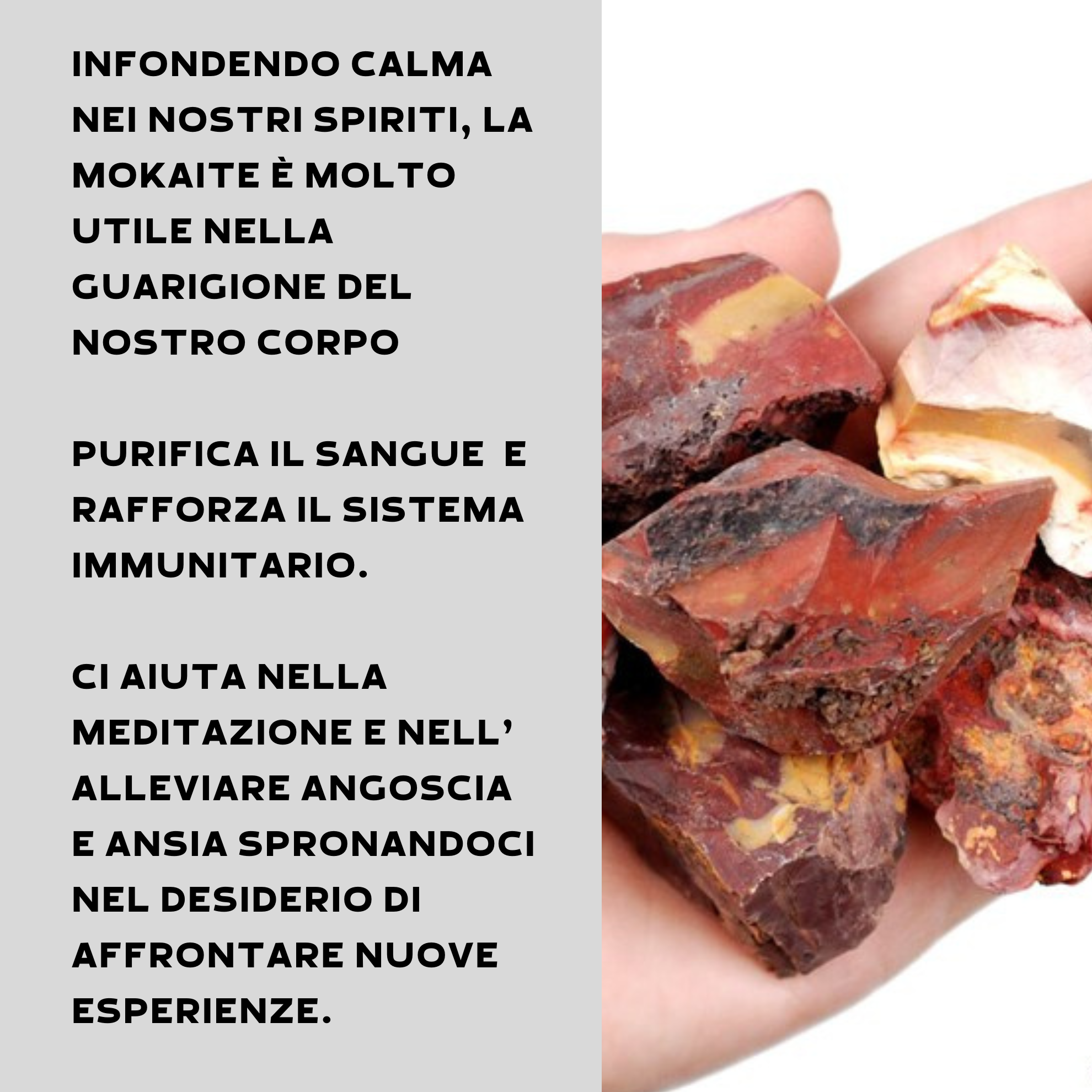 Mokaite Grezza Origine Madagascar