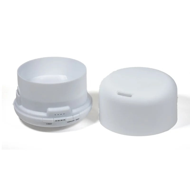 Diffusore aromi ultrasuoni Pure White - Luce LED integrata 7 colori - clorophilla-shop