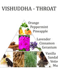 Aromafume Vishuddha 5 Chakra della Gola - Miscela di olio essenziale per la diffusione daroma 10ml - ESPRESSIONE, FIDUCIA E CHIAREZZA - clorophilla-shop