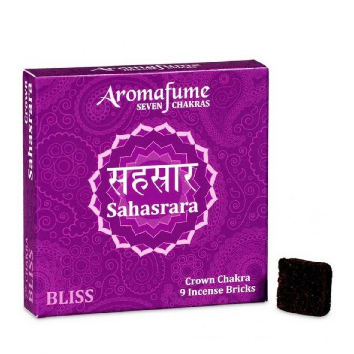 Aromafume Sahasrara 7 Chakra della Corona Mattoncini Incenso 7 Chakra - 9 bricks - clorophilla-shop