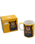 MAXWELL WILLIAMS Mug Bear Man - Tazza Decorata in Ceramica da 450 ml per Tè, Infusi e Tisane - Idea Regalo