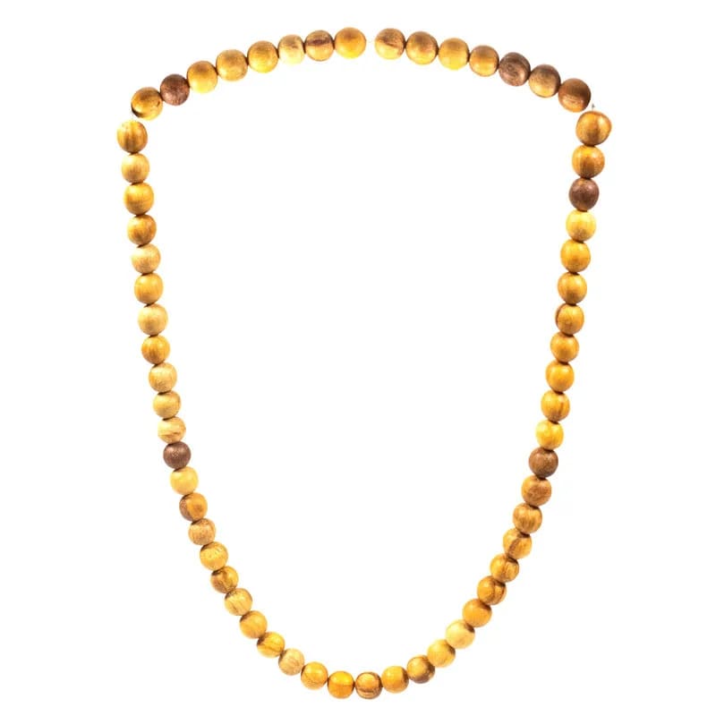 Mala Tibetana Palo Santo Elastic - Rosary necklace 50cm