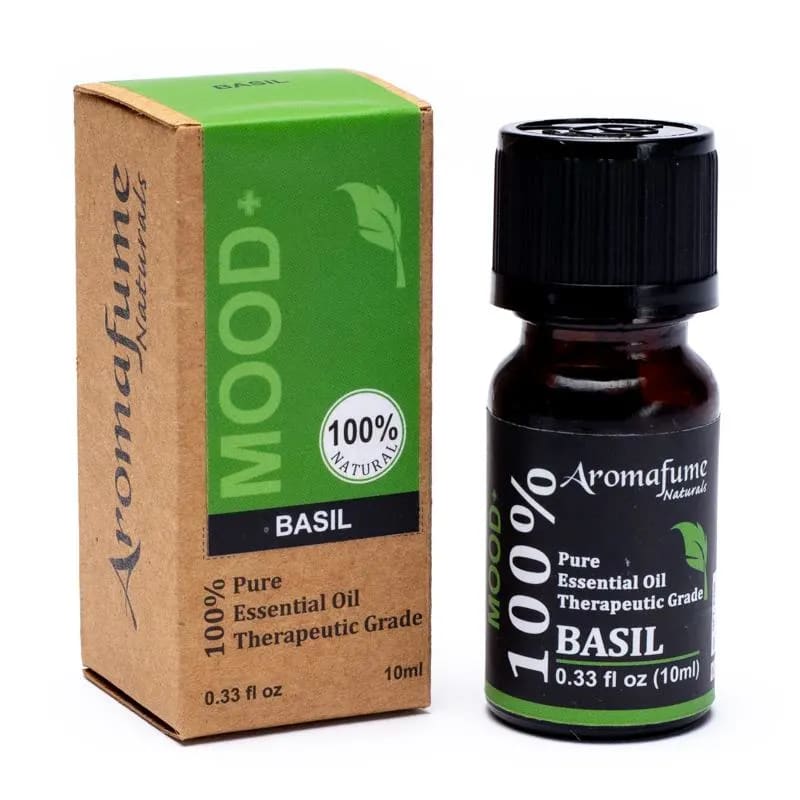 Aromafume MOOD+ Olio Essenziale Basil 100% Naturale non Diluito - Basilico - 10ml - clorophilla-shop