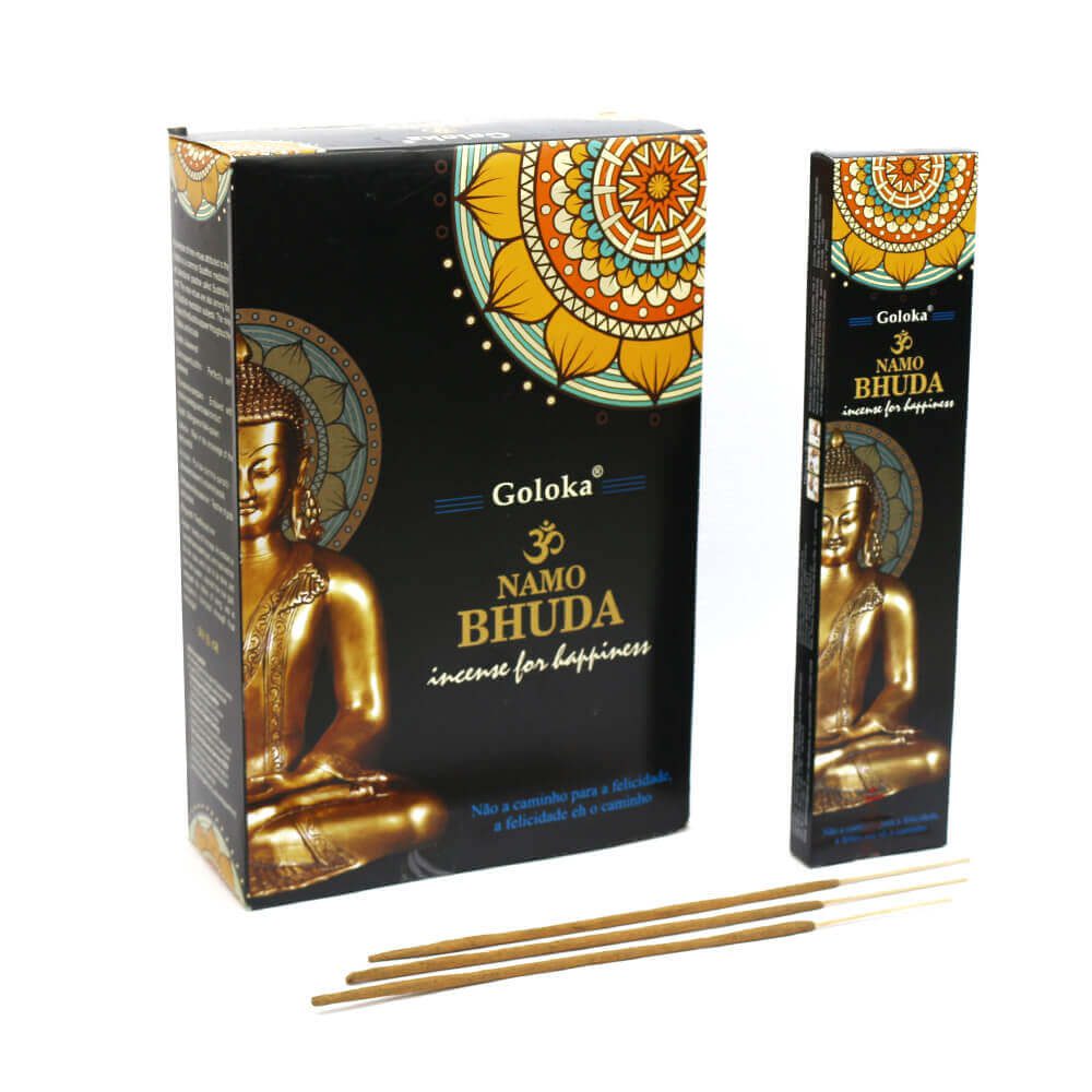 Goloka The Buddha Incenso in bastoncini - Stick 15g - clorophilla-shop