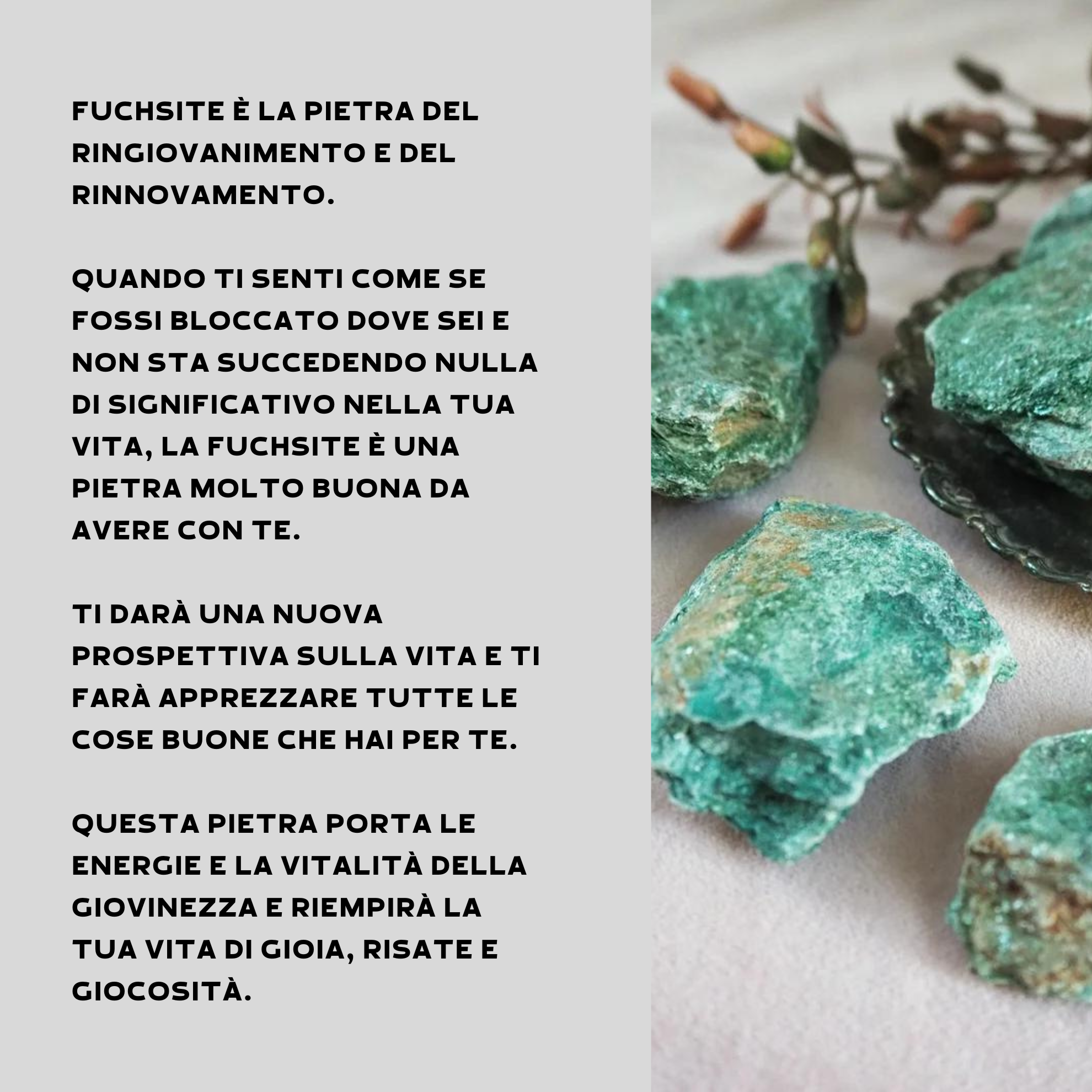 Fuchsite Grezza Origine Brasile - Pietra da 3-4cm - clorophilla-shop