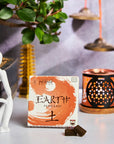Aromafume Feng Shui EARTH Mattoncini Incenso Elemento Terra - Niente fumo e cenere - clorophilla-shop
