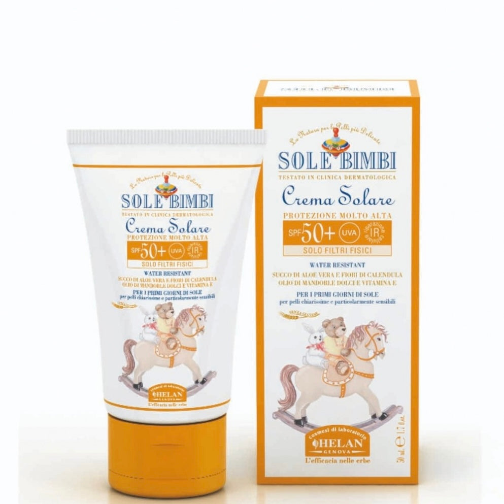 Helan Sole Bimbi - Crema protezione solare SPF50+ water resistant 50ml