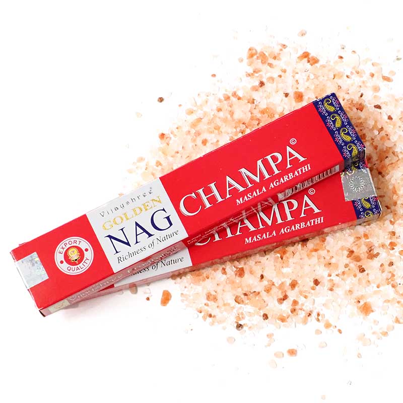 Vijayshree Golden Nag Champa Incenso in bastoncini - Stick 15g