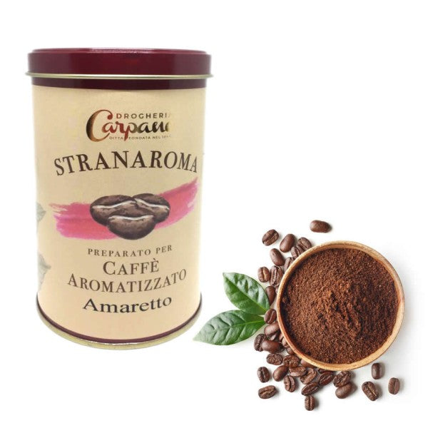 Stranaroma Caffè aromatizzato Amaretto - Ideale per Moka - 200g