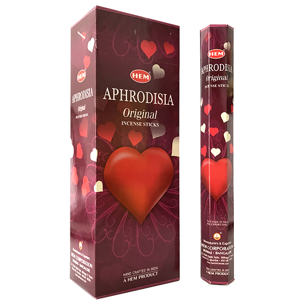Hem Aphrodisia - Incenso Indiano Bastoncini Fatti a mano Afrodisia - 20 Stick