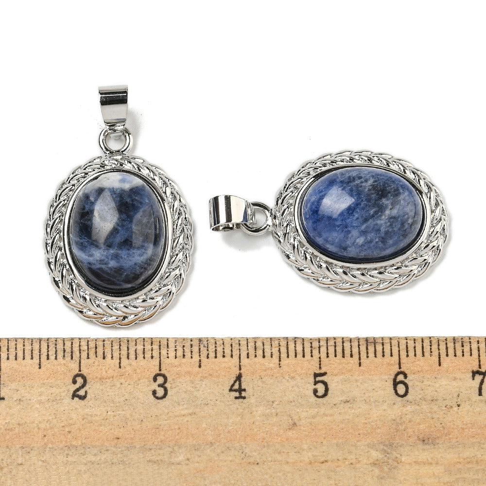 CIONDOLO IN SODALITE - Intuizione, equilibrio interiore e armonia mentale