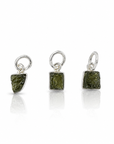 Ciondolo in Moldavite naturale in Argento 925 -  Cambiamento e trasformazione