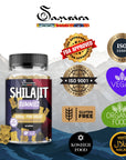 SHILAJIT Gummies [60 CARAMELLE] - Integratore Naturale 100% Puro con Minerali Essenziali