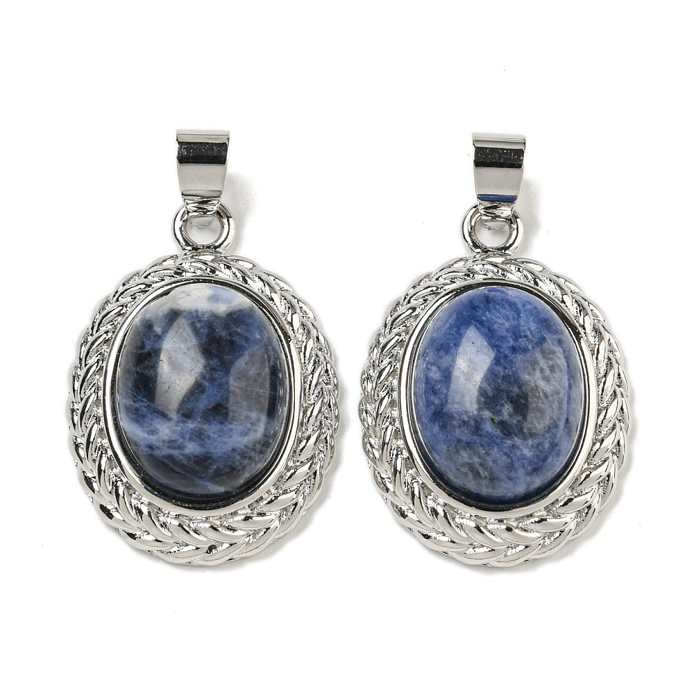 CIONDOLO IN SODALITE - Intuizione, equilibrio interiore e armonia mentale